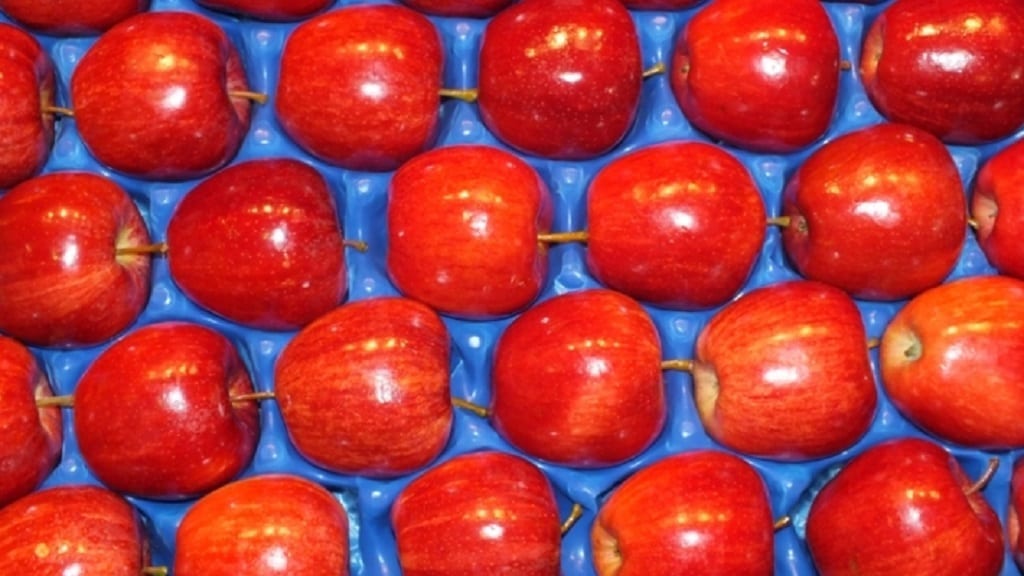 Małe zapasy jabłek w Szwajcarii