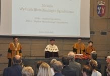 Jubileusz 50-lecia Wydziału Biotechnologii i Ogrodnictwa Uniwersytetu Rolniczego w Krakowie