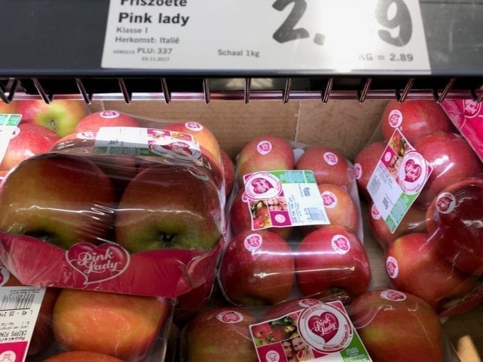 Jabłka pink lady