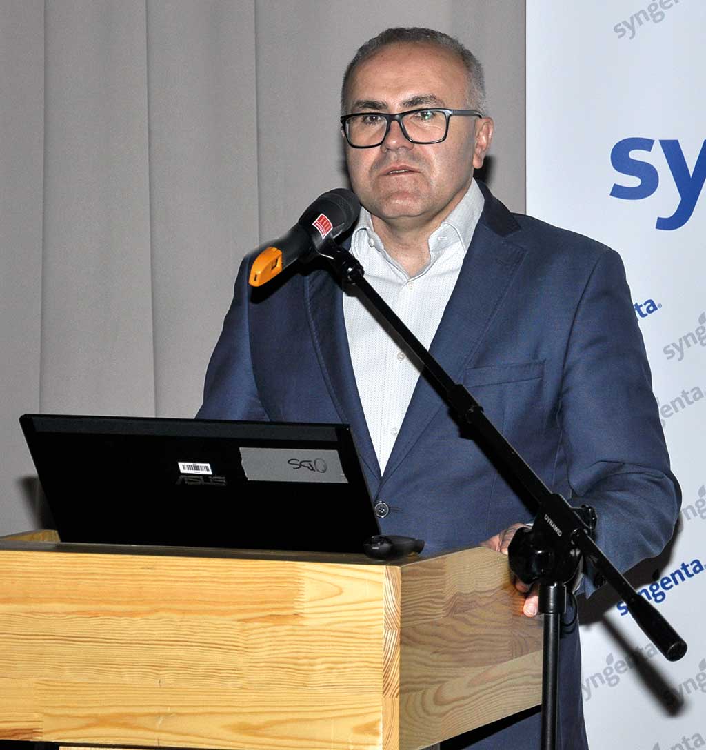O innowacyjnych technologiach poprawiających bezpieczeństwo i jakość owoców w procesie pozbiorczym informował Mirosław Maziarka (Agro Smart Lab)