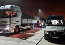 Przeładowane ciężarówki z jabłkami wycofane z ruchu