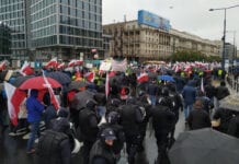 Tłumy rolników protestowały w Warszawie