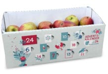 Jabłka w kalendarzu adwentowym