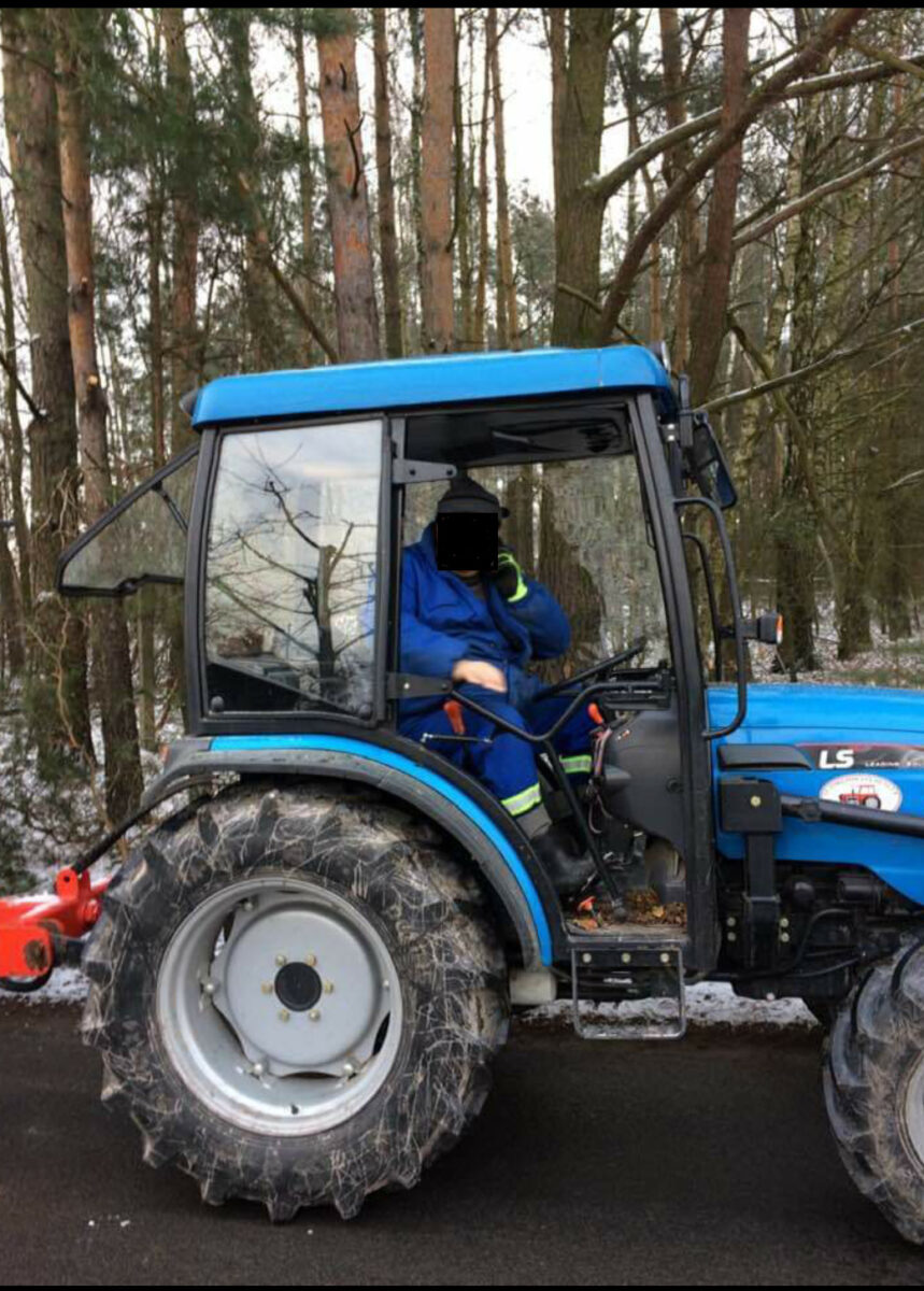 skradziony ciągnik