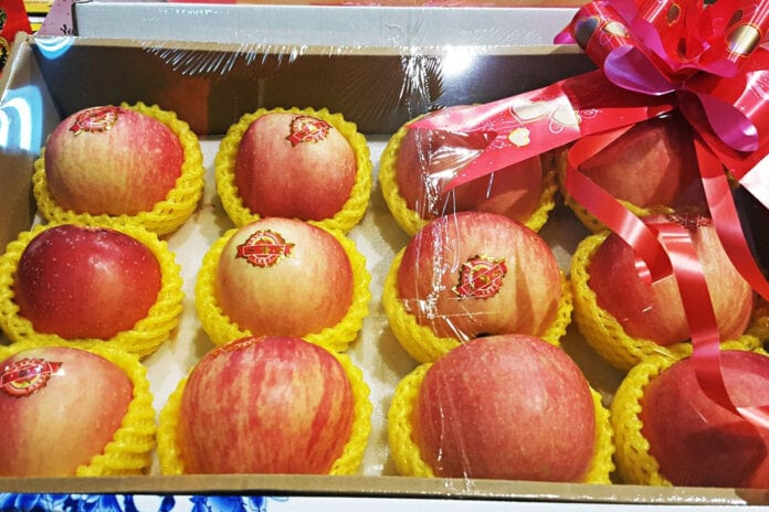 jabłka na prezent