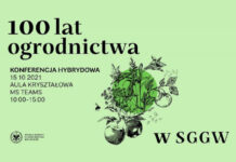 ZAPROSZENIE  100-lat ogrodnictwa w SGGW