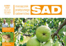 Miesięcznik Praktycznego Sadownictwa SAD 8/2021