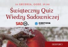 Świąteczny Quiz Wiedzy Sadowniczej – już 16 grudnia