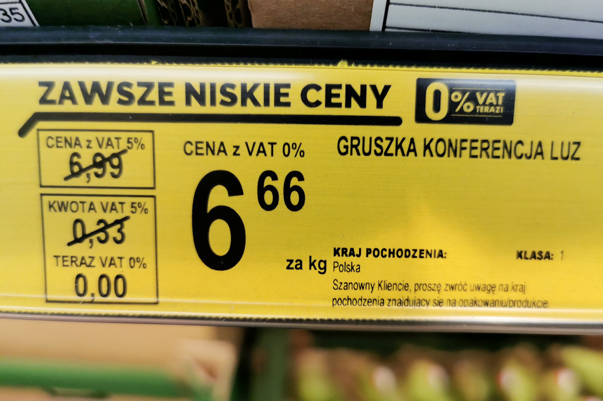 ceny jabłek Biedronka