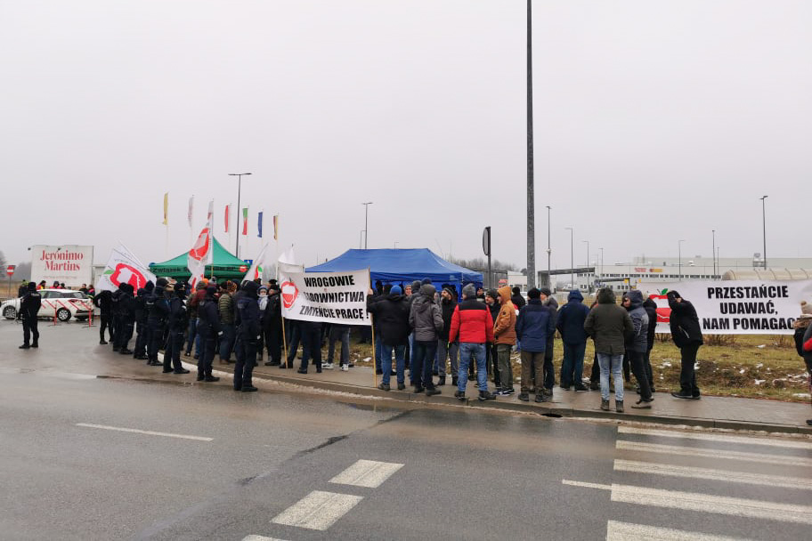 protest sadowników