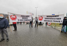 protest sadowników