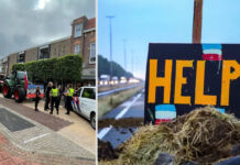 Holenderscy rolnicy starli się z policją