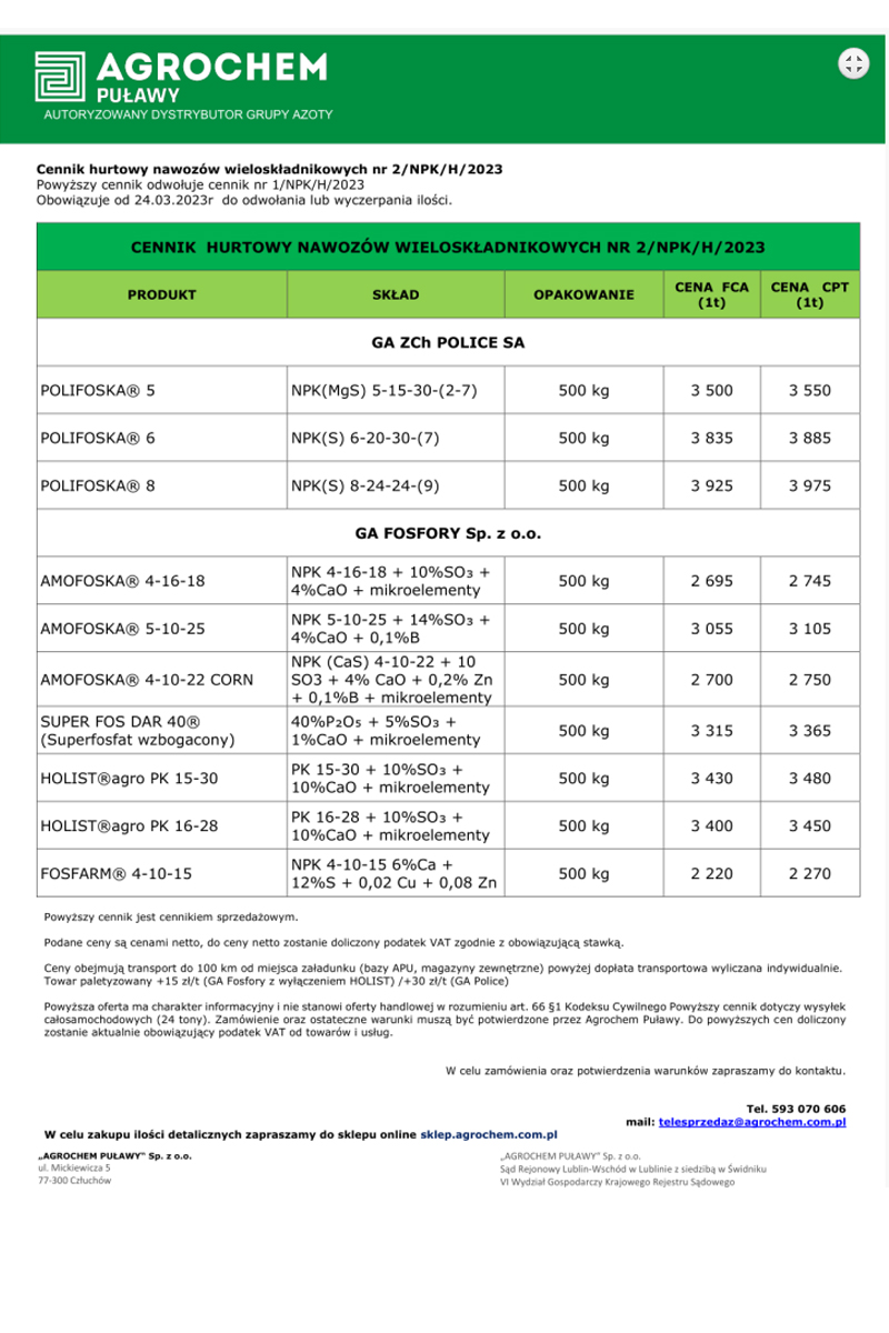cennik agrochem