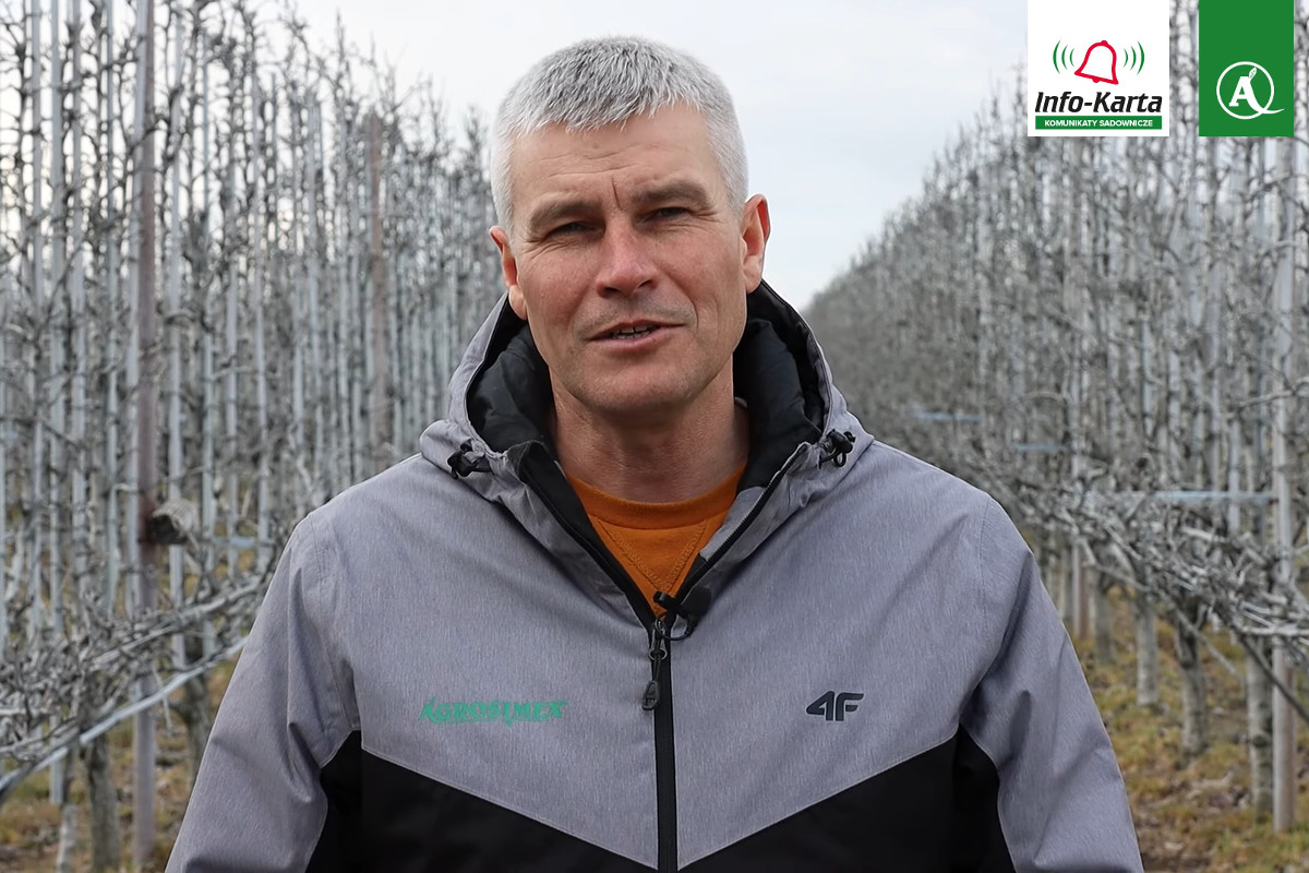 Komunikat sadowniczy – Robert Binkiewicz, Agrosimex, 21.03.2023