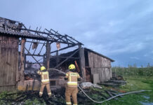 Grójec: Pożar od uderzenia pioruna