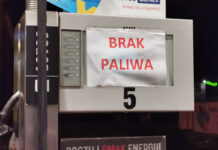 brak paliwa