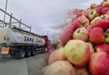 Gdyby nie protest na granicy, import koncentratu jabłkowego byłby większy