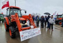 protest sadowników w grójcu